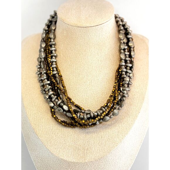 Vintage Primier Design "Wear it Now" Multi Strand Necklace - Picture 1 of 5